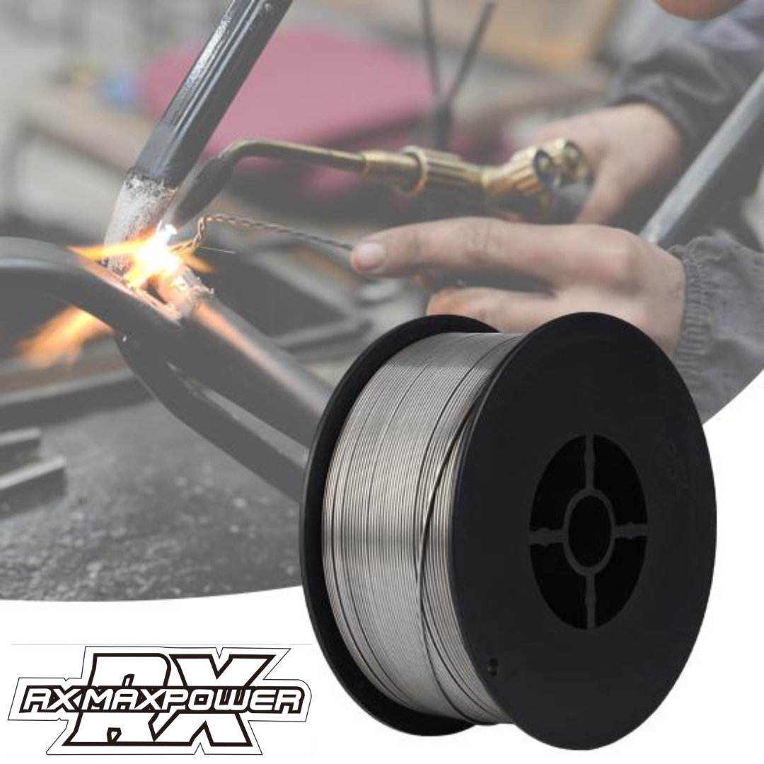 Rollo x1kg soldadura flux core 0.9 mm 0.35 autoprotegido para acero al carbon💥