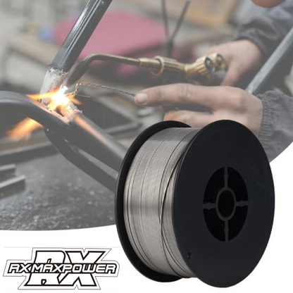 Rollo x1kg soldadura flux core 0.9 mm 0.35 autoprotegido para acero al carbon💥