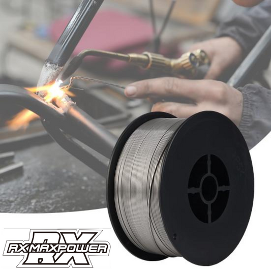 Rollo x1kg soldadura flux core 0.9 mm 0.35 autoprotegido para acero al carbon💥